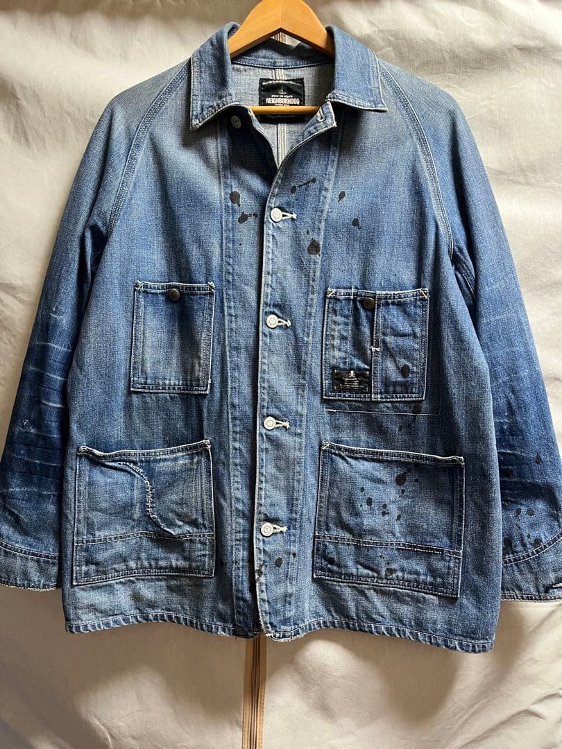 NEIGHBORHOOD デニムカバーオール スケシン