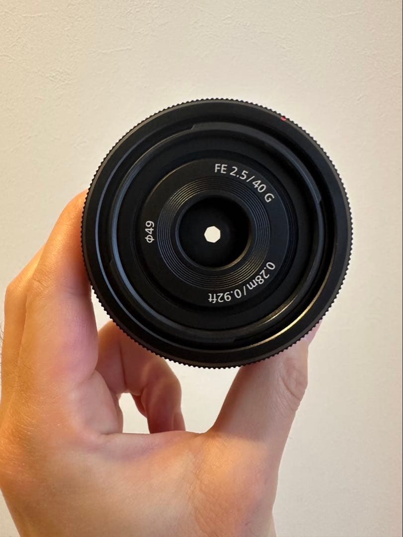 SEL40F25G SONY FE 40mm F2.5 Eマウント 単焦点レンズ
