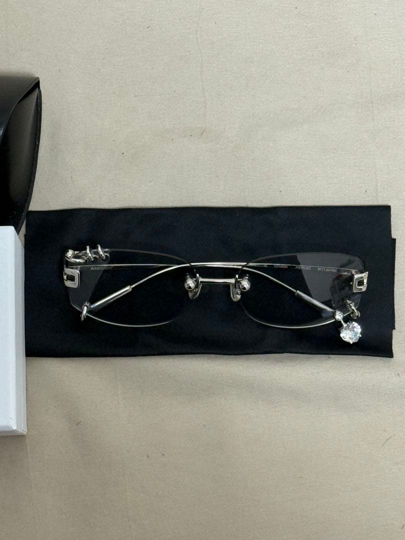 AMBUSH® PIERCED Clear / Silver