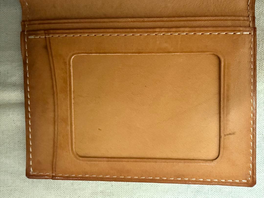 GANZO 濃紺（ネイビー）パスケース 定期入れ 定価22,000円