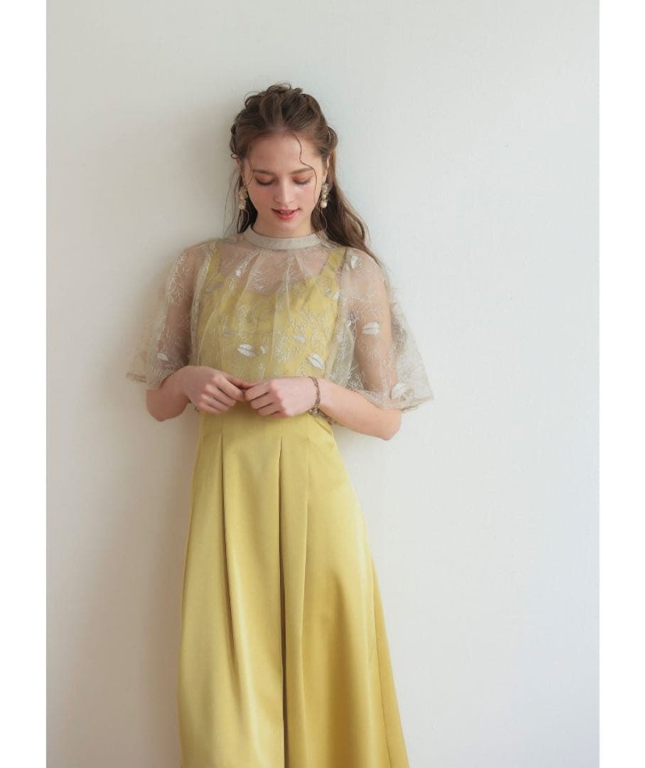 ⭐︎ぷーや⭐︎リーフレースデザインドレス　ボレロセット【Dorry Doll】