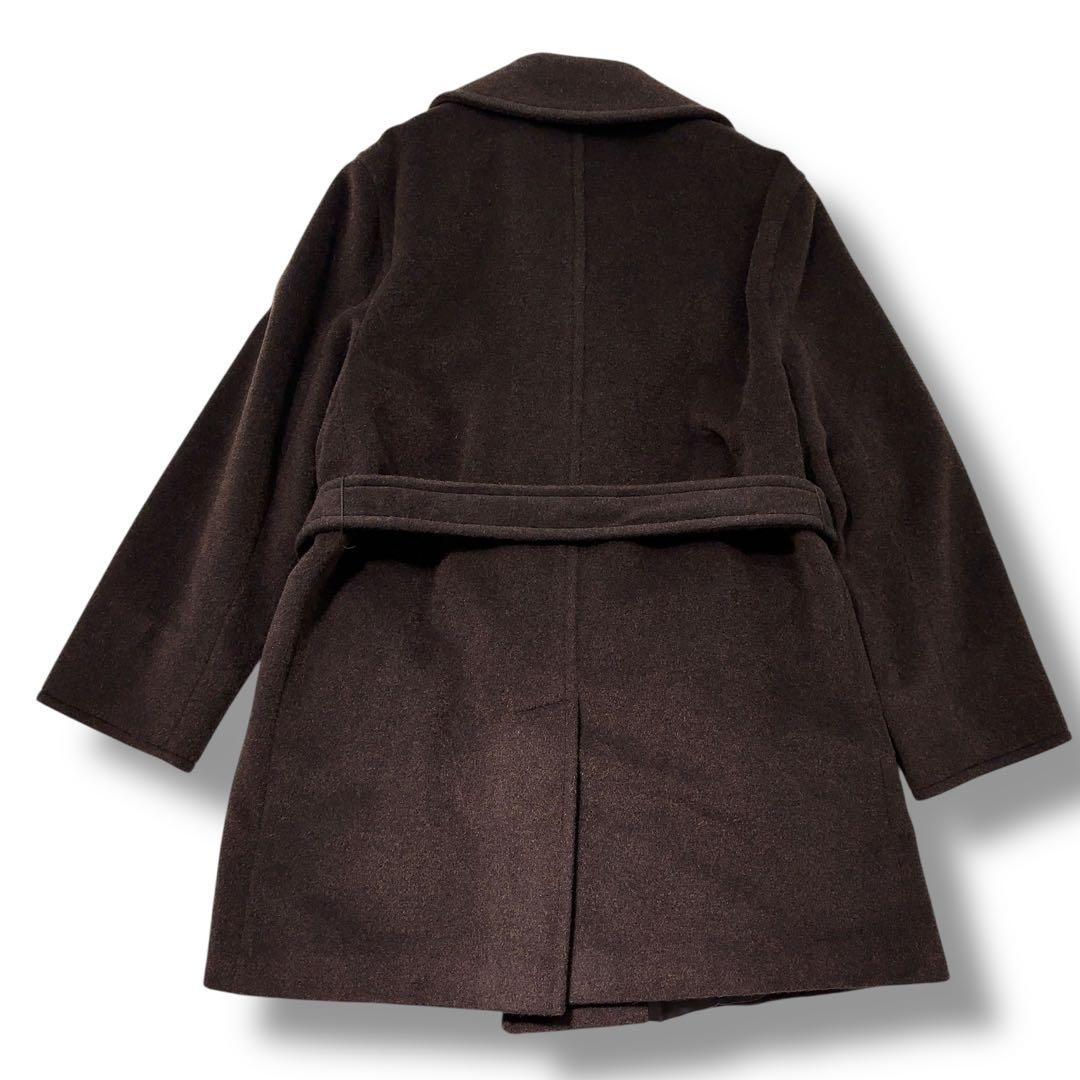 極美品】MARELLA　マレーラ モヘヤ コート ダブル 42 XL ベルト