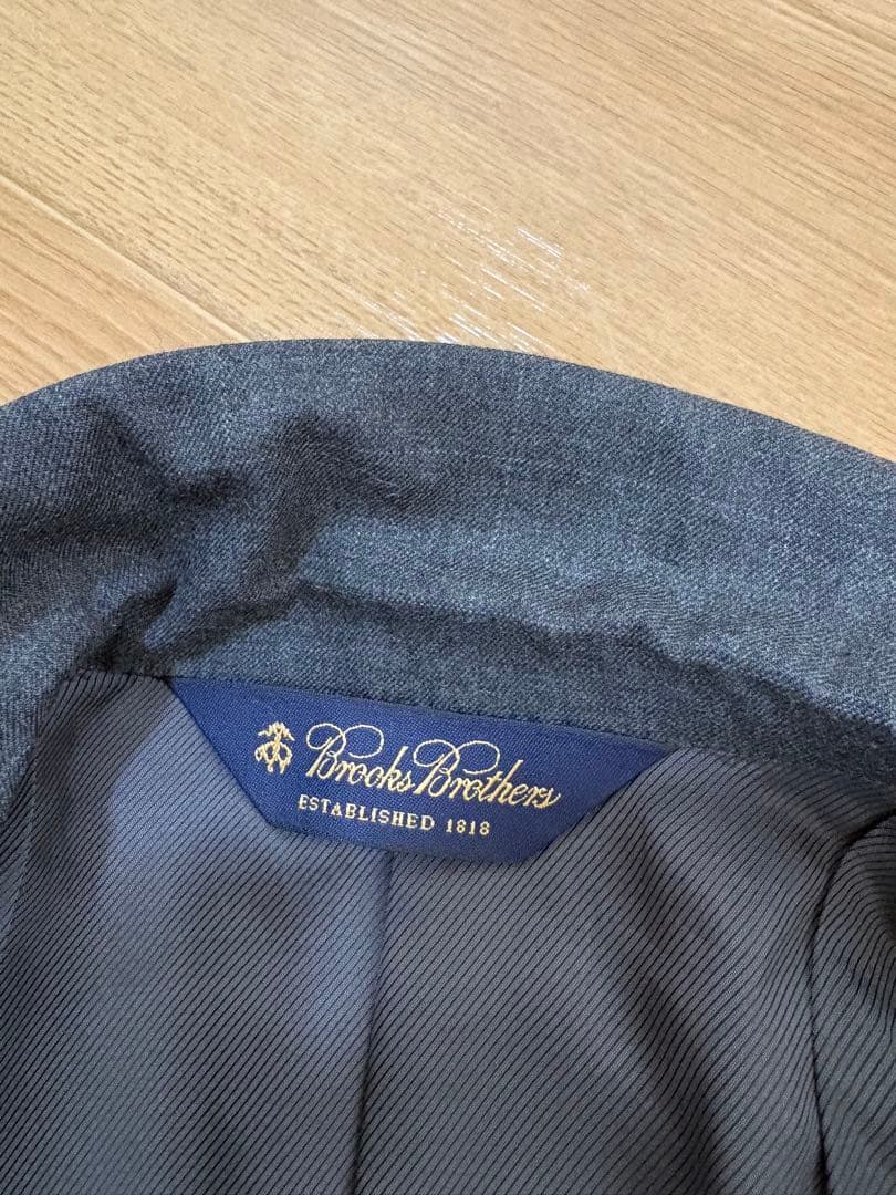 未使用　ブルックスブラザーズ　ウールフランネル　フィッツジェラルド　スーツ　39