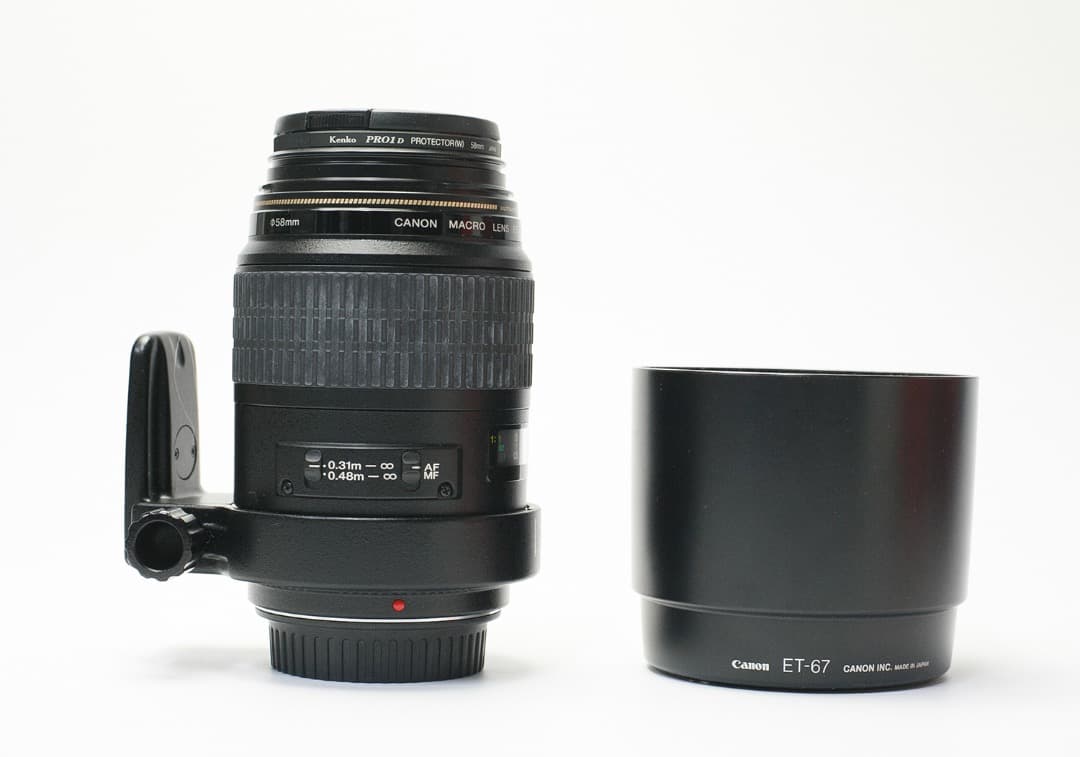 Canon EF 100mm f/2.8 マクロ USM レンズ（作例あり）