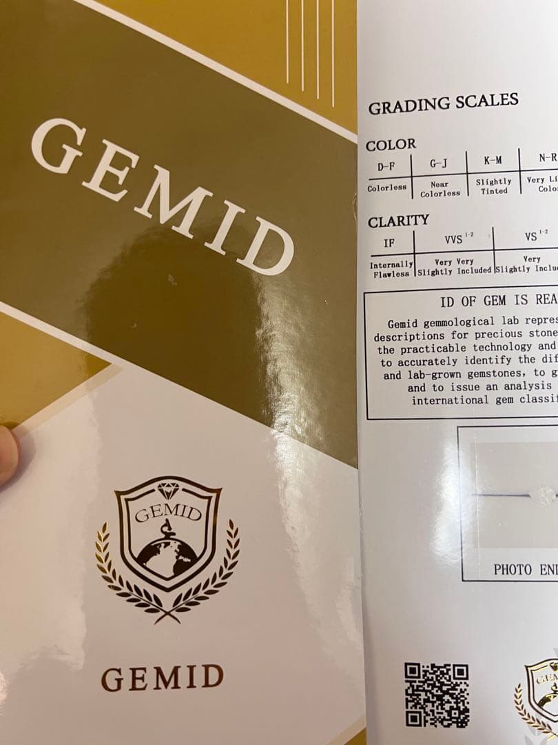 1粒1.558ct大粒ラボグロウンダイヤモンドピアスVVS1 【片耳のみ】