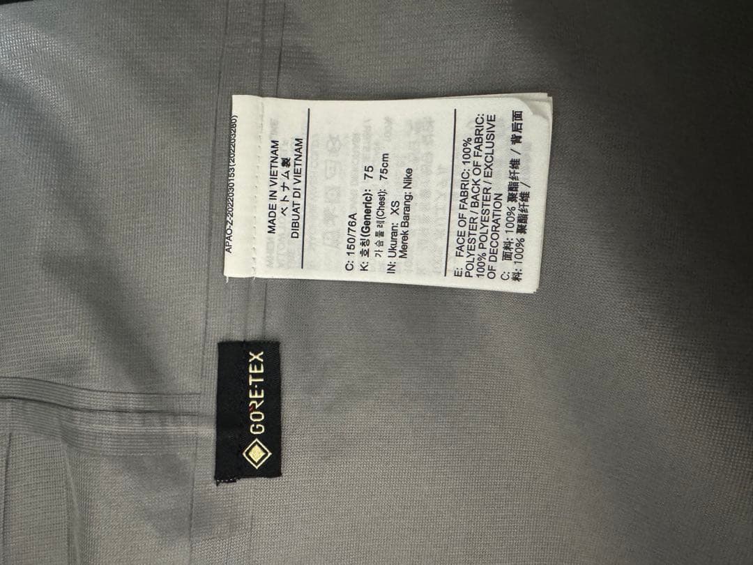 GORE-TEX ストームフィットジャケット xsサイズ ミントカラー