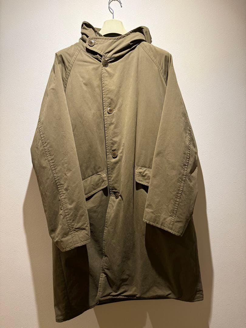【美品】19AW COMOLI フーデッドコート 3