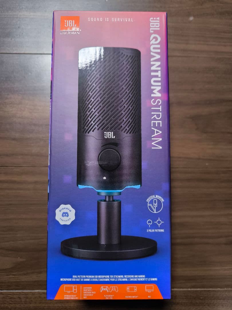 【新品、未開封】JBL QUANTUM STREAM コンデンサーマイク