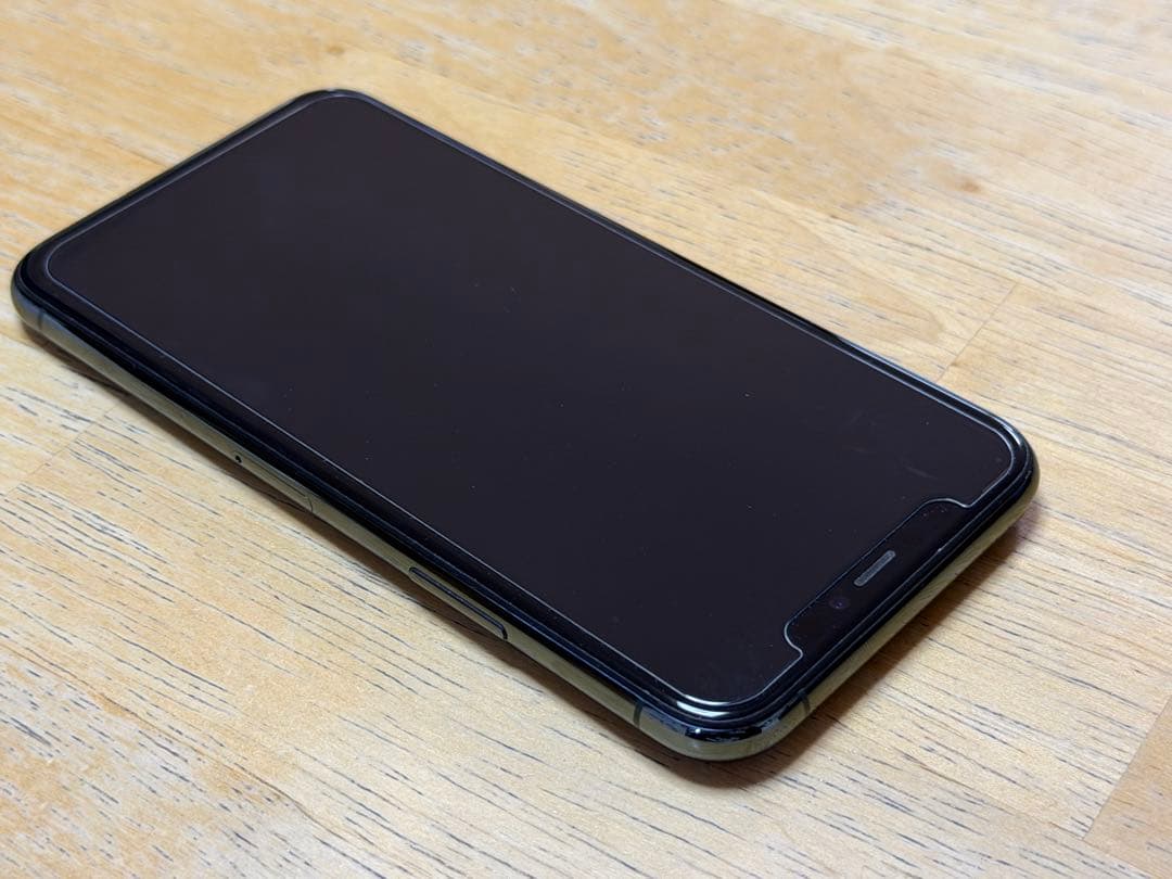 中古美品/iPhone11Pro256GB/純正バッテリ-100% /グリーン