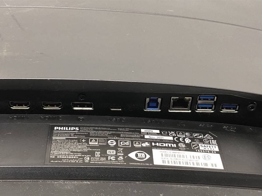 PHILIPS 499P9H1/11 49型 カーブド液晶ディスプレイ 32:9