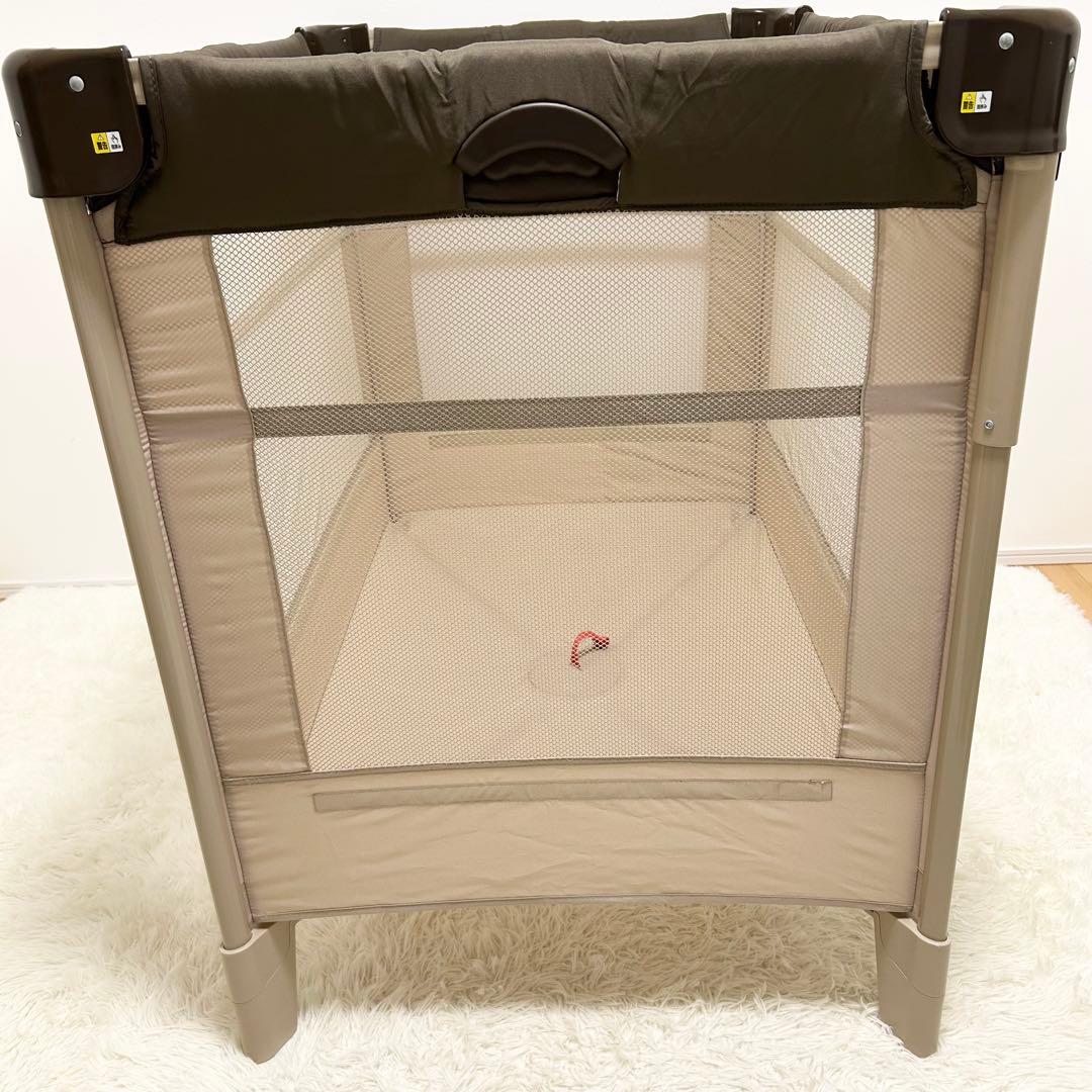 【美品】Aprica ココネルエアー 折り畳み ミニベビーベッド ポータブル