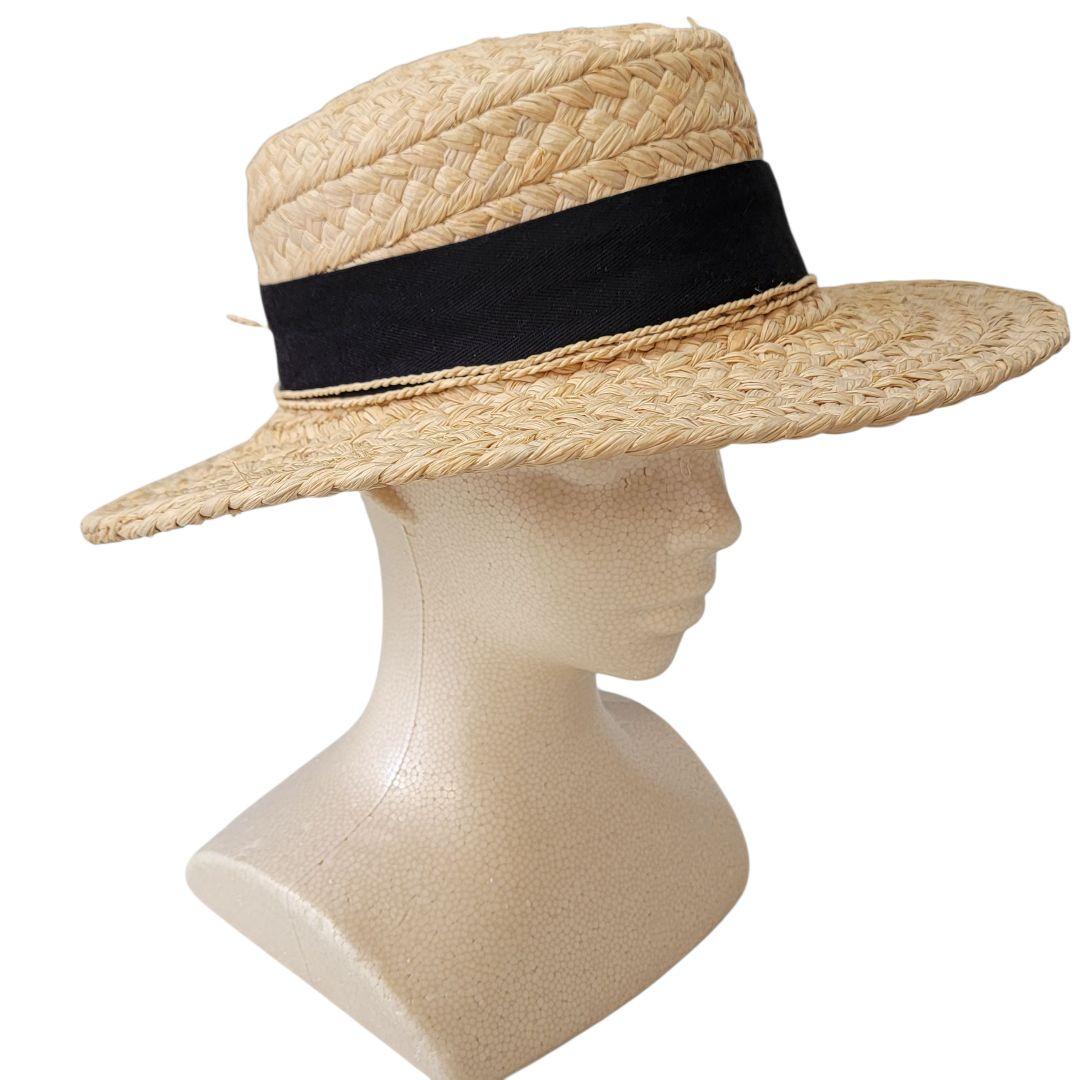 2回のみ着用 ヘレンカミンスキー CATHERINE ラフィアハット 麦わら帽子