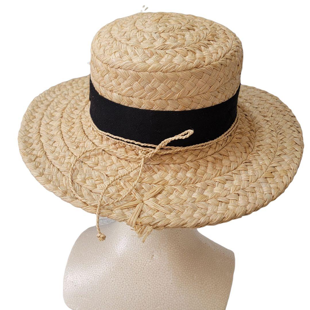 2回のみ着用 ヘレンカミンスキー CATHERINE ラフィアハット 麦わら帽子