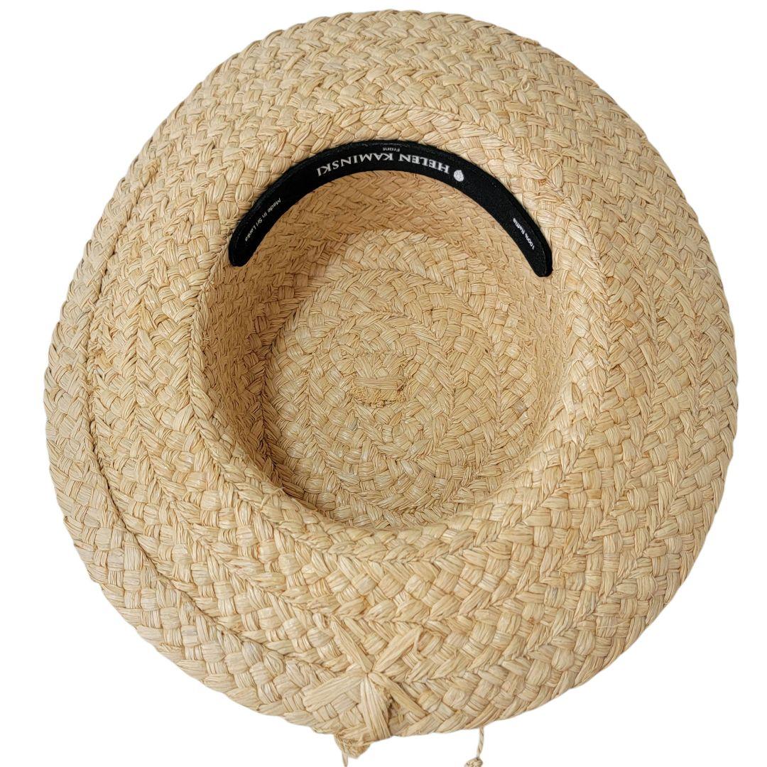 2回のみ着用 ヘレンカミンスキー CATHERINE ラフィアハット 麦わら帽子