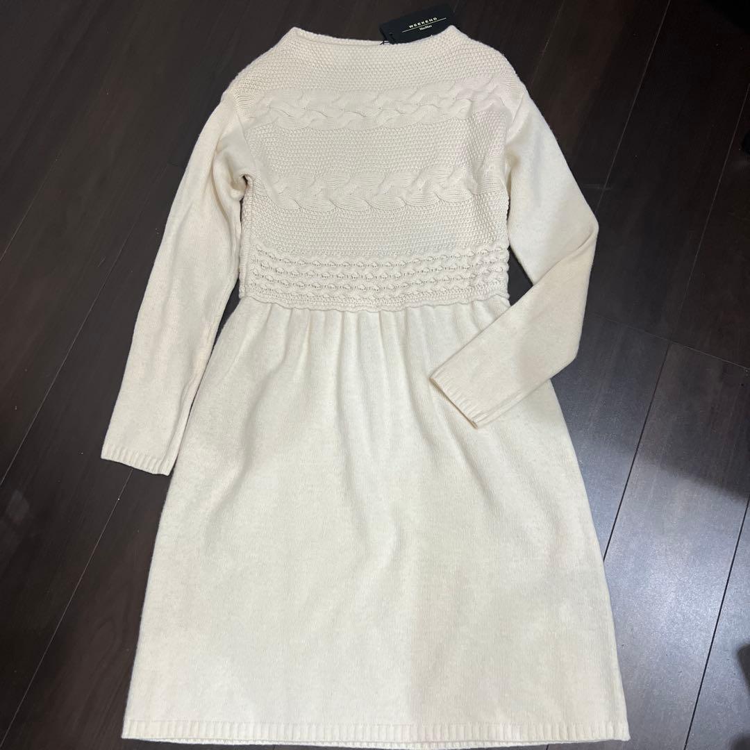 タグ付き未使用　Weekend Max Mara カシミヤ　羊毛ウール　アンゴラ