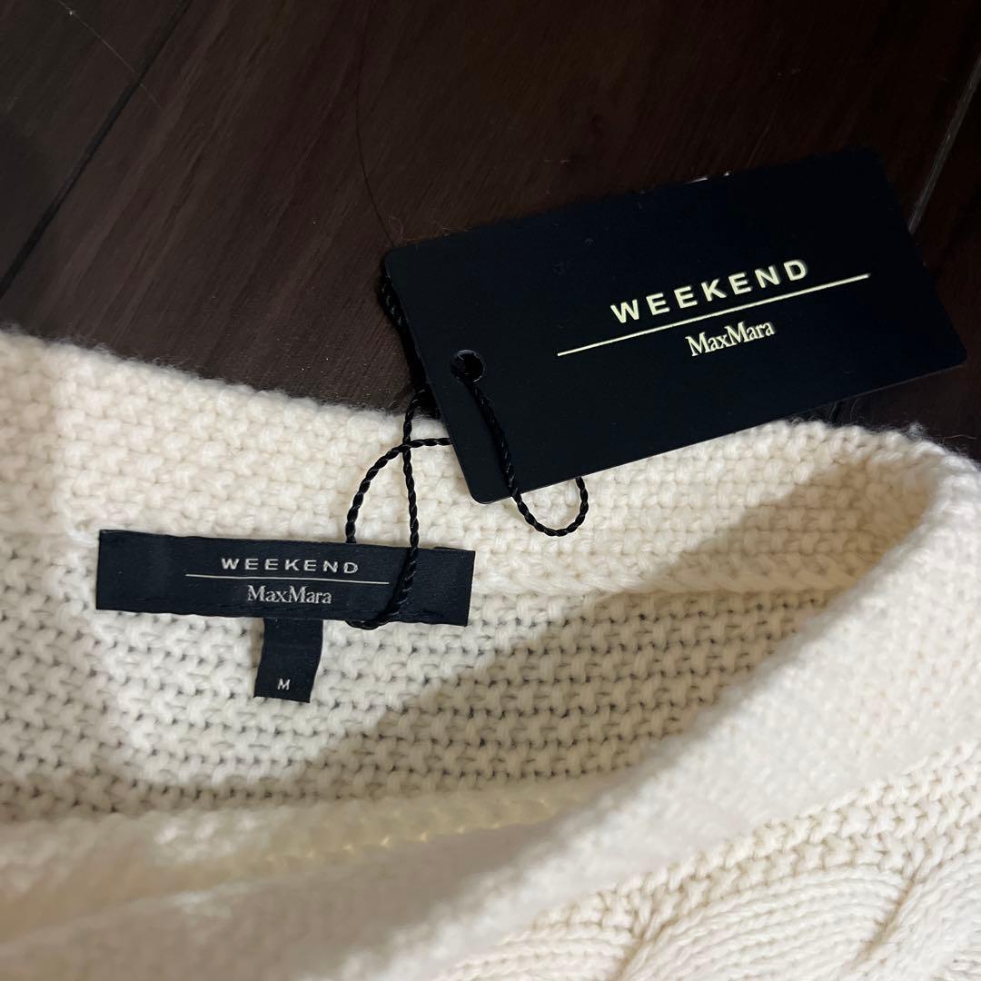 タグ付き未使用　Weekend Max Mara カシミヤ　羊毛ウール　アンゴラ