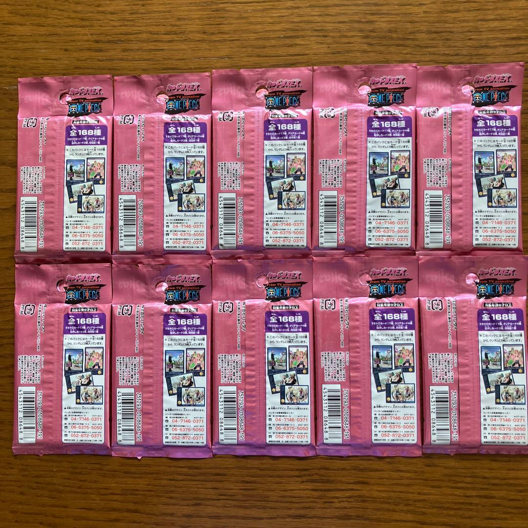 梱*画様 ONE PIECE カードダス　ビジュアルアドベンチャーEX 10パッ
