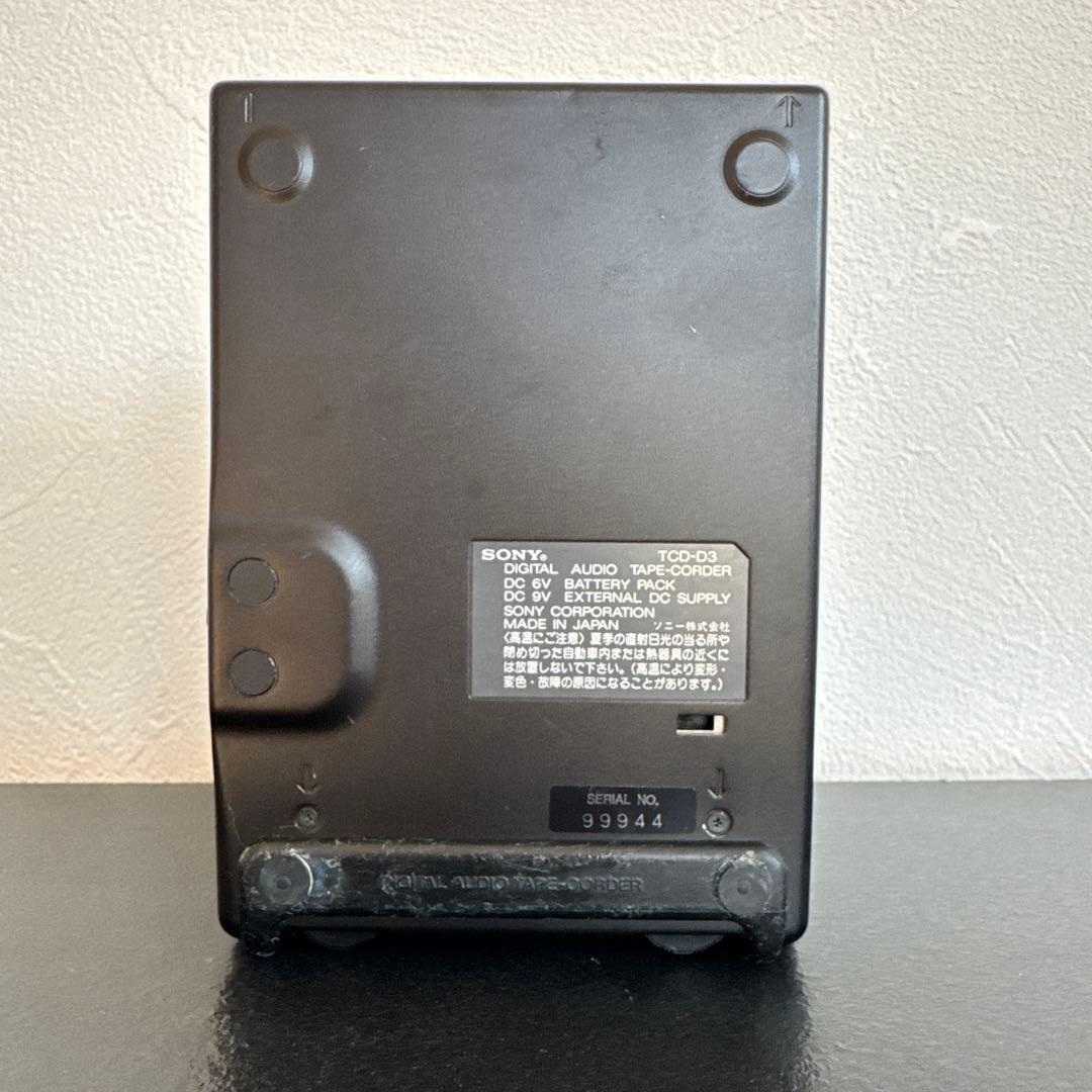 SONY TCD‑D3 DATウォークマン DATレコーダー ジャンク