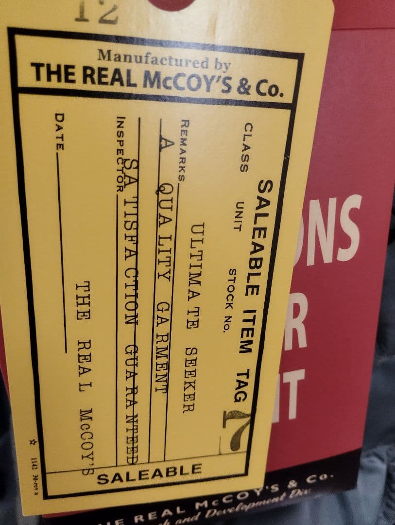 REO【美品】The REAL McCOY'S リアルマッコイズ