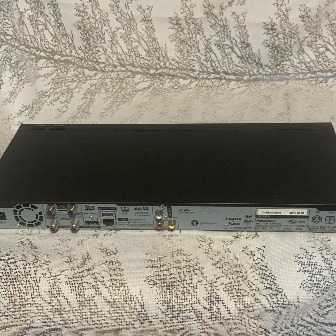 ■Panasonic 4K ブルーレイレコーダーDMR-BRW1020 1TB