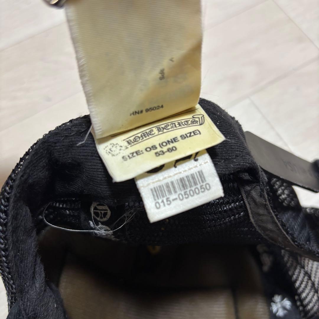 クロムハーツ　Chrome Hearts ブラック メッシュキャップ　4CH11