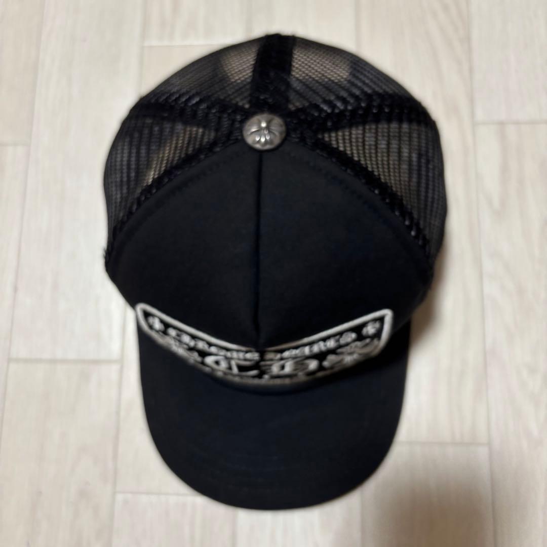 クロムハーツ　Chrome Hearts ブラック メッシュキャップ　4CH11