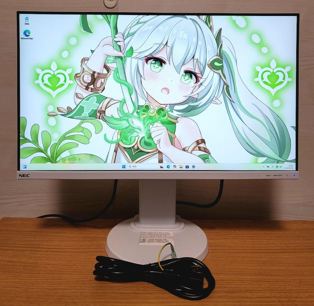 美品 NEC 23.8インチワイド LED IPS F24W1A 縦位置使用可