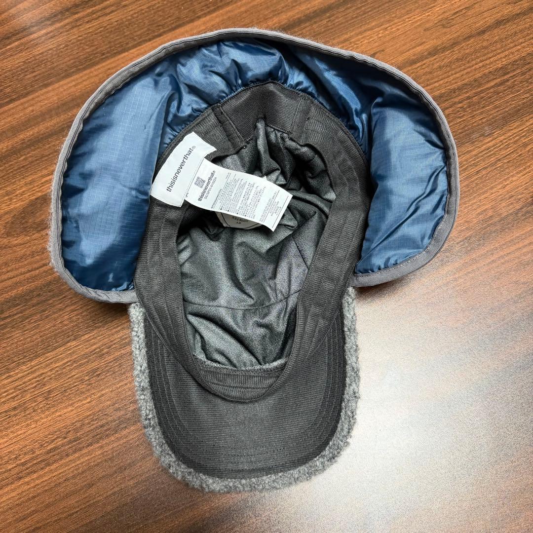thisisneverthat フリースキャップ　帽子　グレー