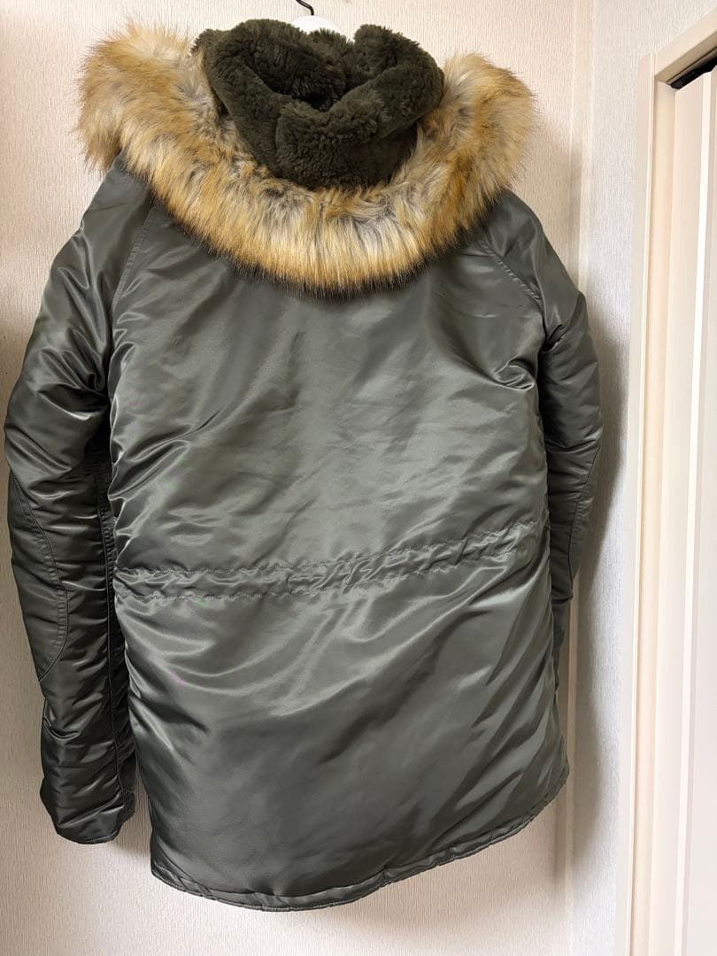 ALPHA N-3B セージグリーン XL 新品同様