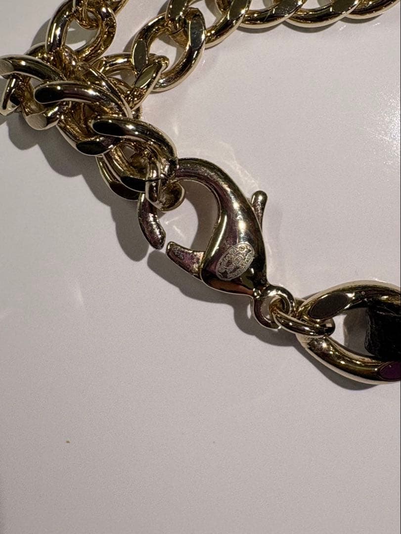 K◆CHANEL キューブココマーク ネックレス メタル/ラムスキン ノベルティ