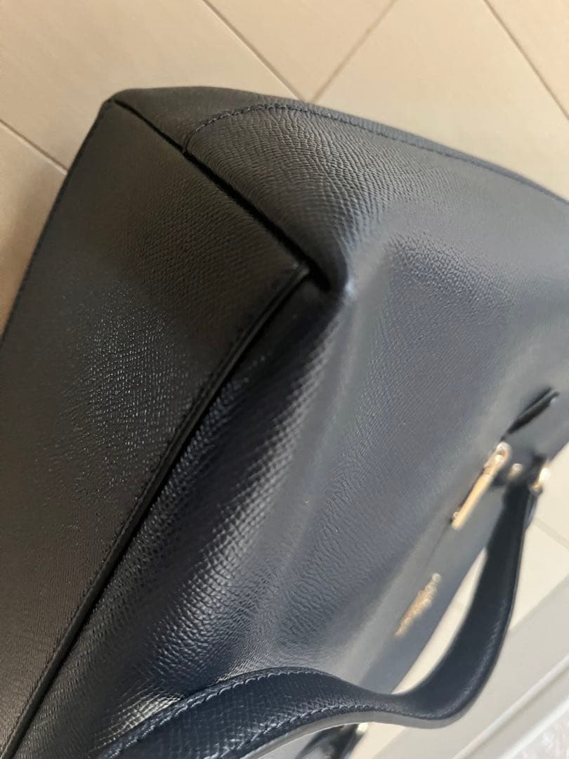 COACH ネイビー　トートバッグ