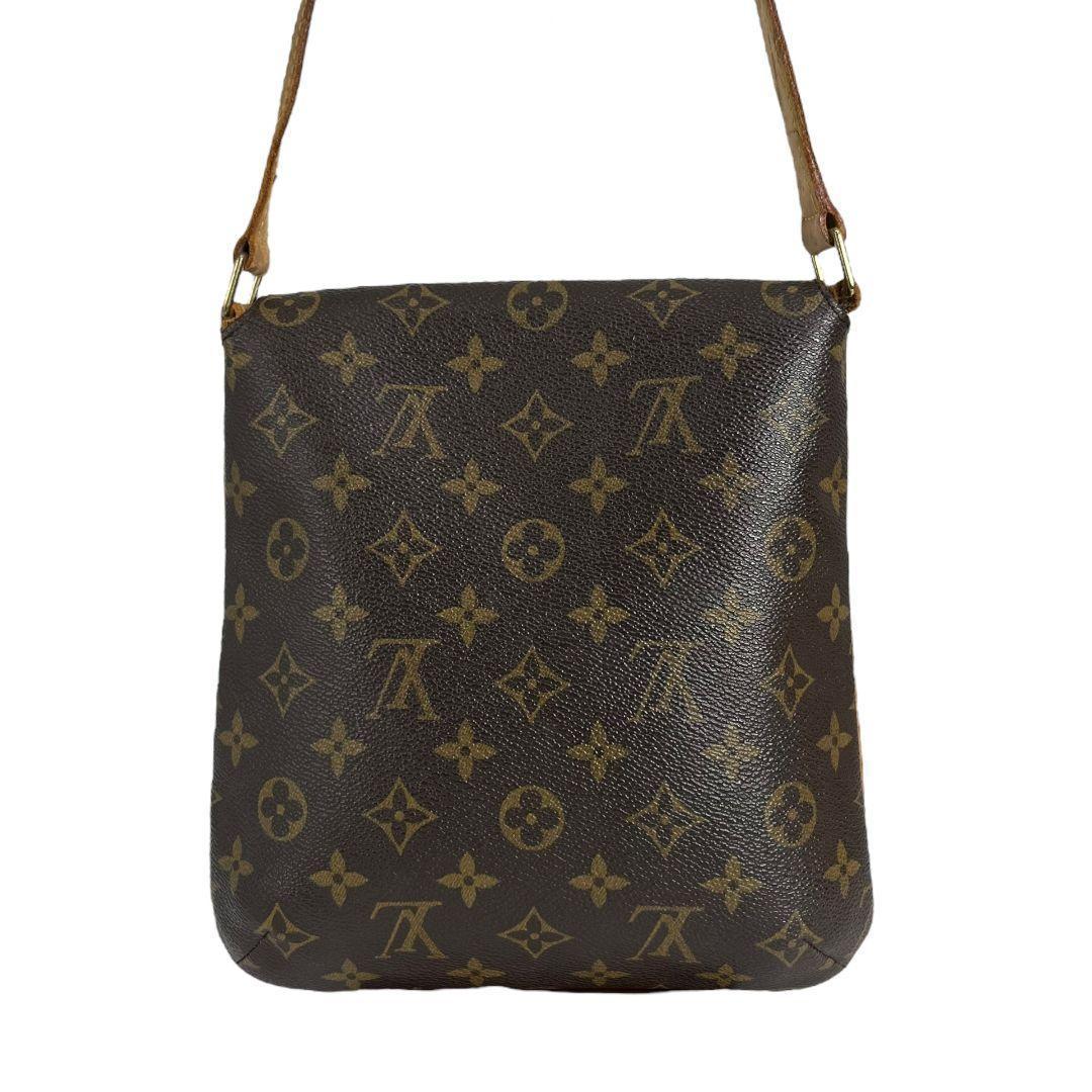 正規品　ルイヴィトン　ミュゼットサルサ　モノグラム　ショルダーバッグ　ブラウン