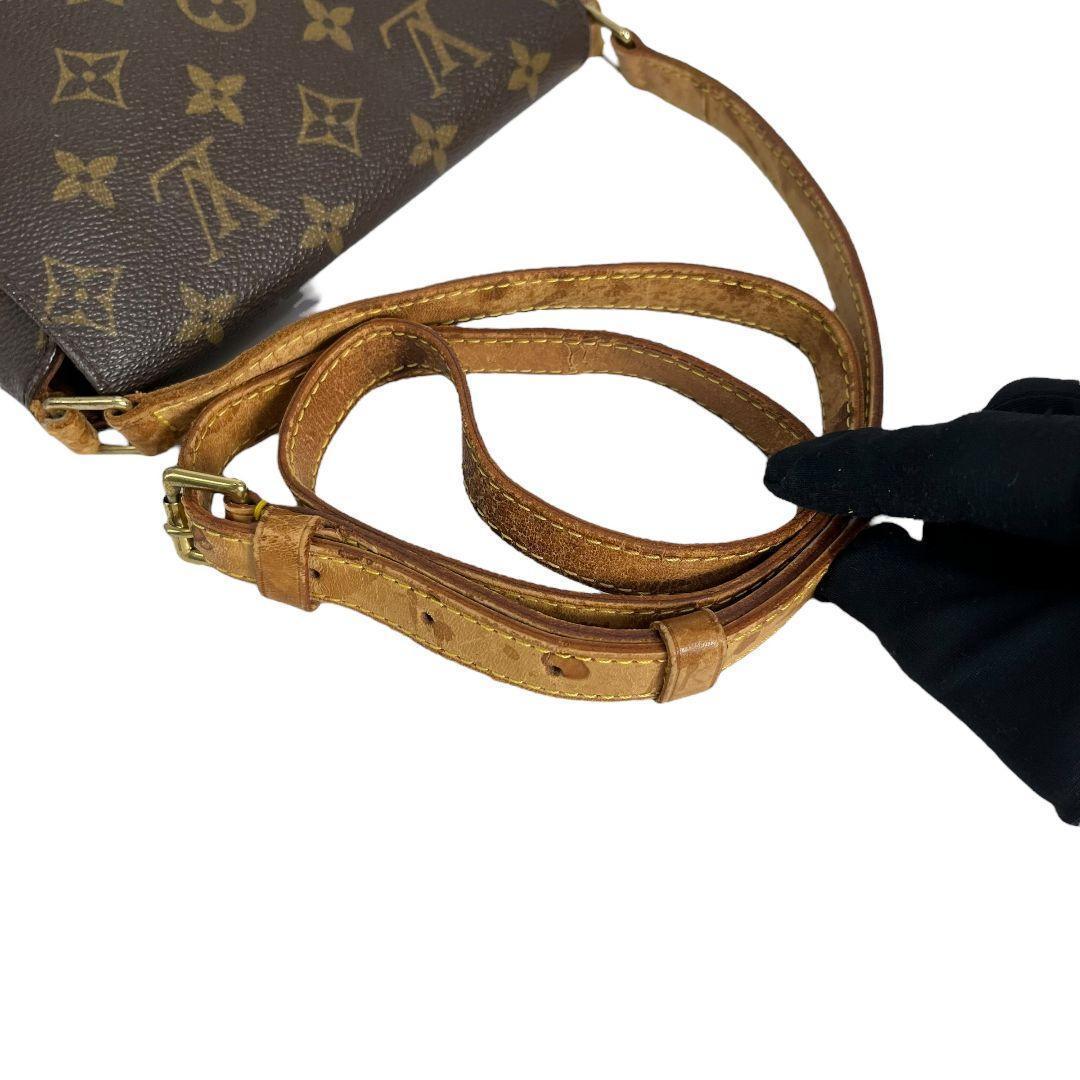 正規品　ルイヴィトン　ミュゼットサルサ　モノグラム　ショルダーバッグ　ブラウン