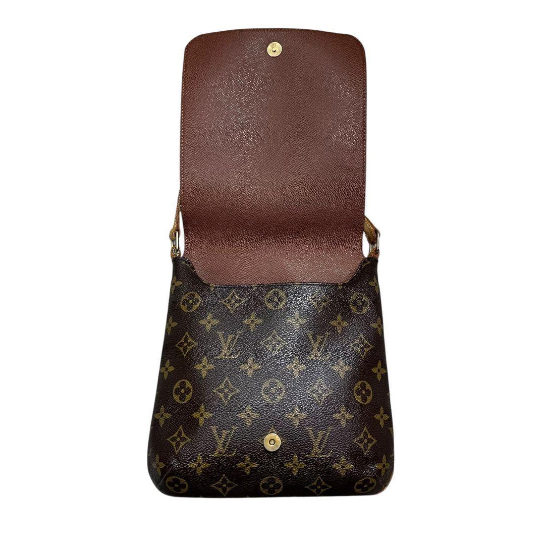 正規品　ルイヴィトン　ミュゼットサルサ　モノグラム　ショルダーバッグ　ブラウン