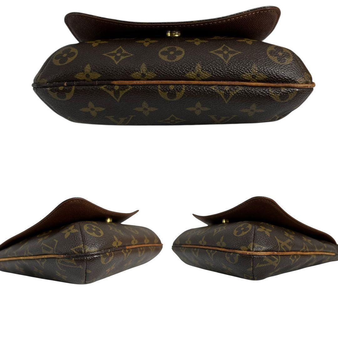 正規品　ルイヴィトン　ミュゼットサルサ　モノグラム　ショルダーバッグ　ブラウン