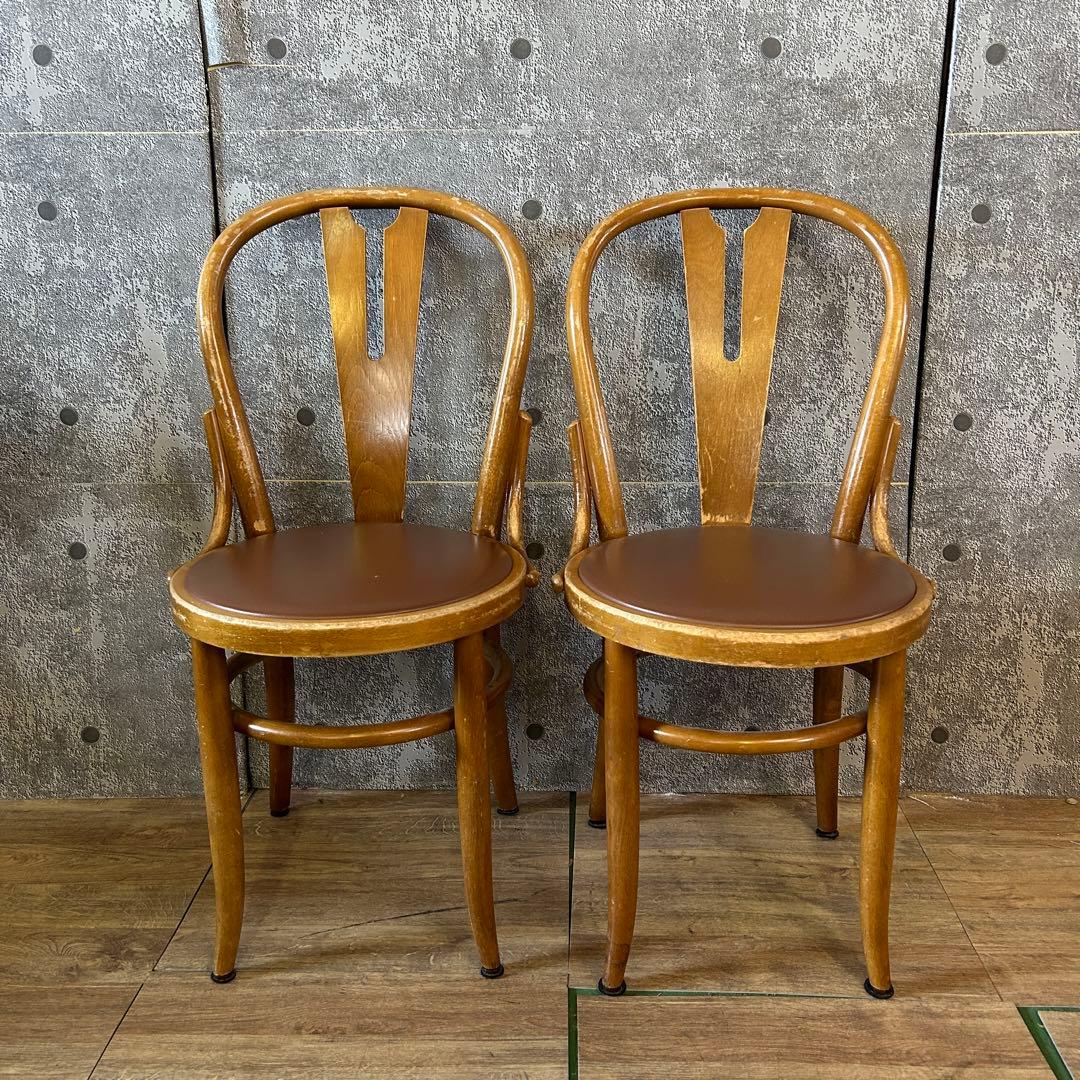 ꧁秋田木工 アキモク AKIMOKU꧂ベントウッドチェア5脚 ダイニングチェア