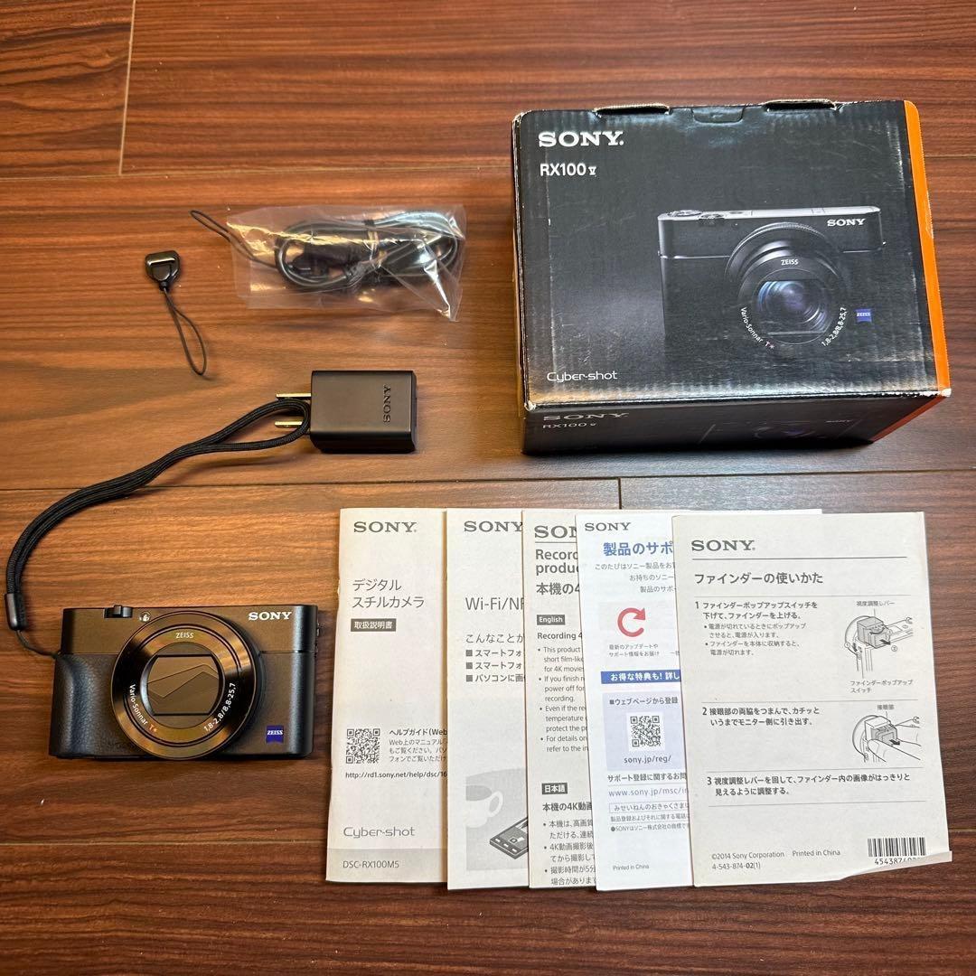 SONY Cyber-shot DSC-RX100M5 デジカメ4906