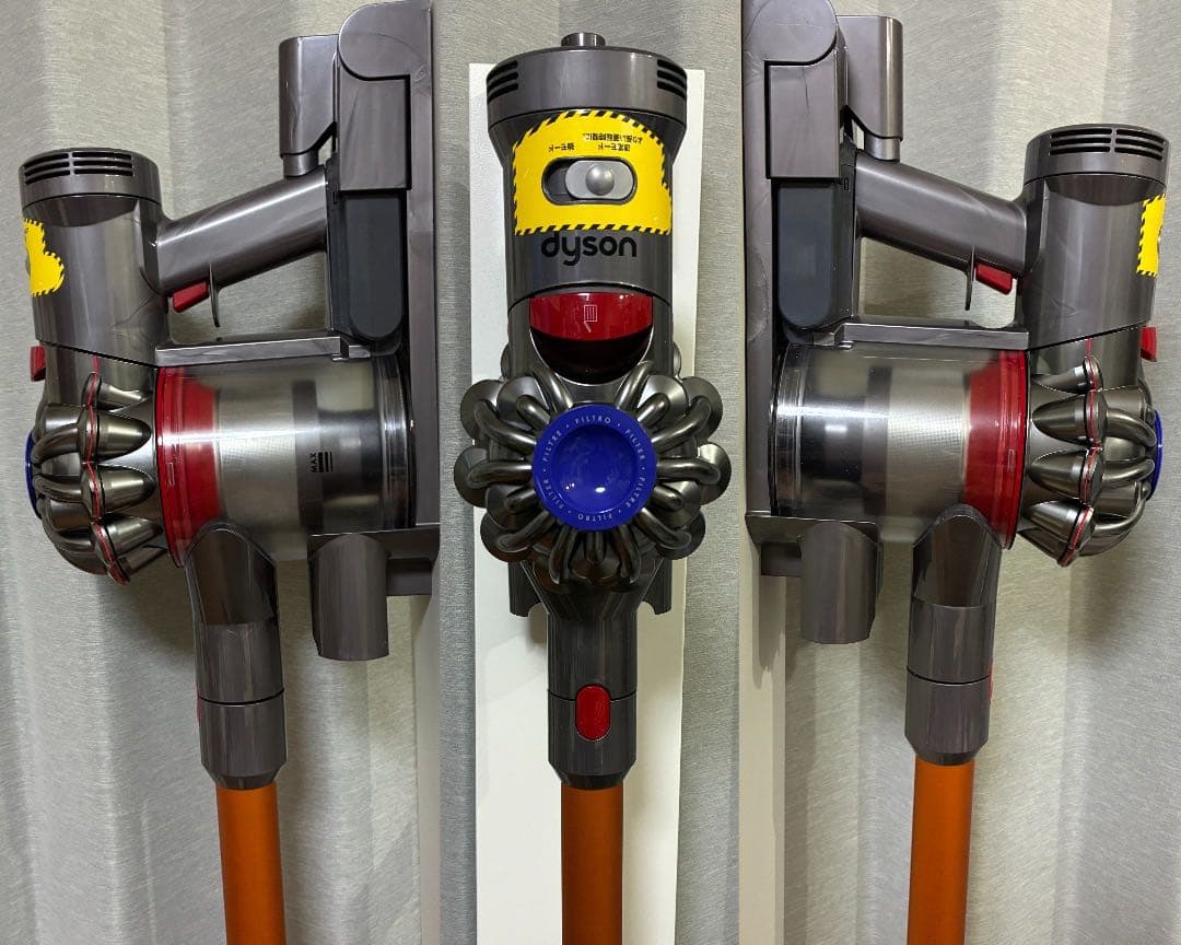 【美品】ダイソン dyson V7 fluffy 大容量新品バッテリー35分