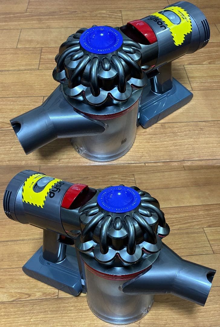 【美品】ダイソン dyson V7 fluffy 大容量新品バッテリー35分