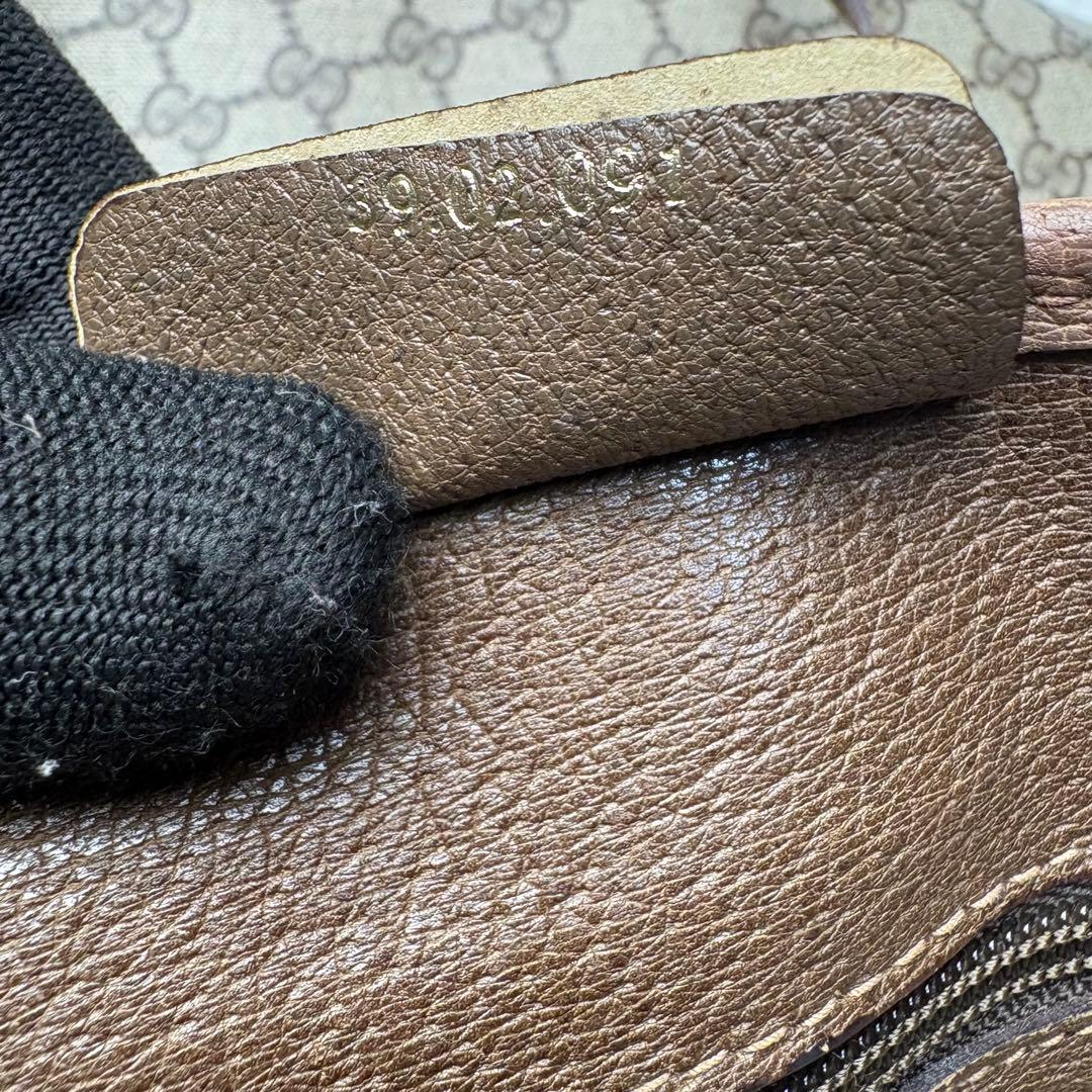 011 美品 GUCCI PVC シェリーライン トートバッグ 肩掛け ow2