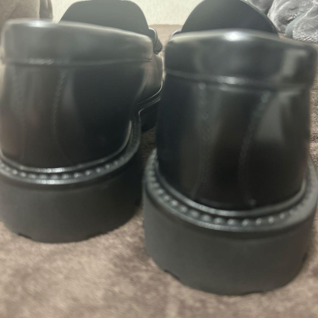 CELINE ブラック フリンジローファー