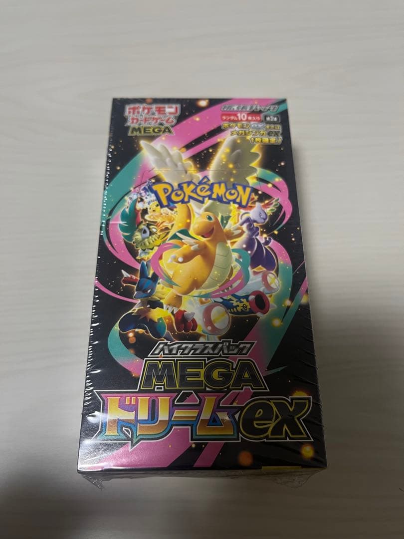 ポケモンカードゲーム MEGA ドリームex BOXシュリンク付　新品未開封