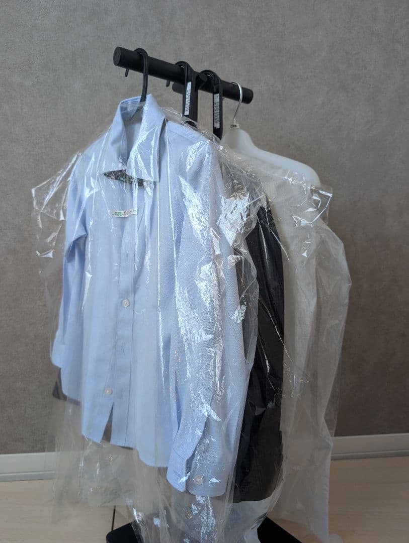 【美品】【クリーニング済】【BEAMS】セットアップスーツ(ボウタイ、チーフ付)