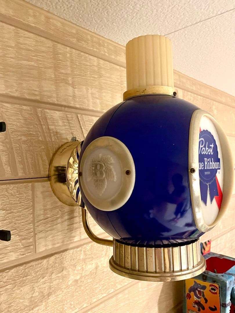 パブストブルーリボン　Pabst Blue Ribbonランプ