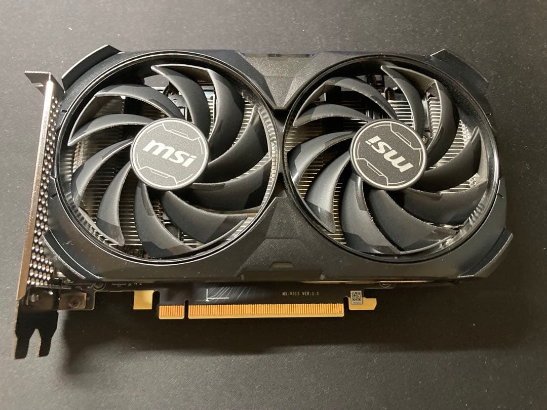 グラフィックボード・グラボ・ビデオカード MSI GeForce RTX 4060 Ti Ventus Black
