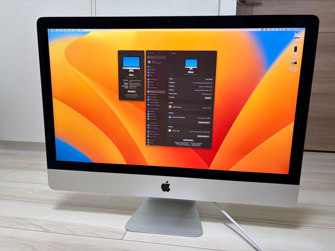 iMac 27インチ Intel Core i7 4.2GHz (A1419)