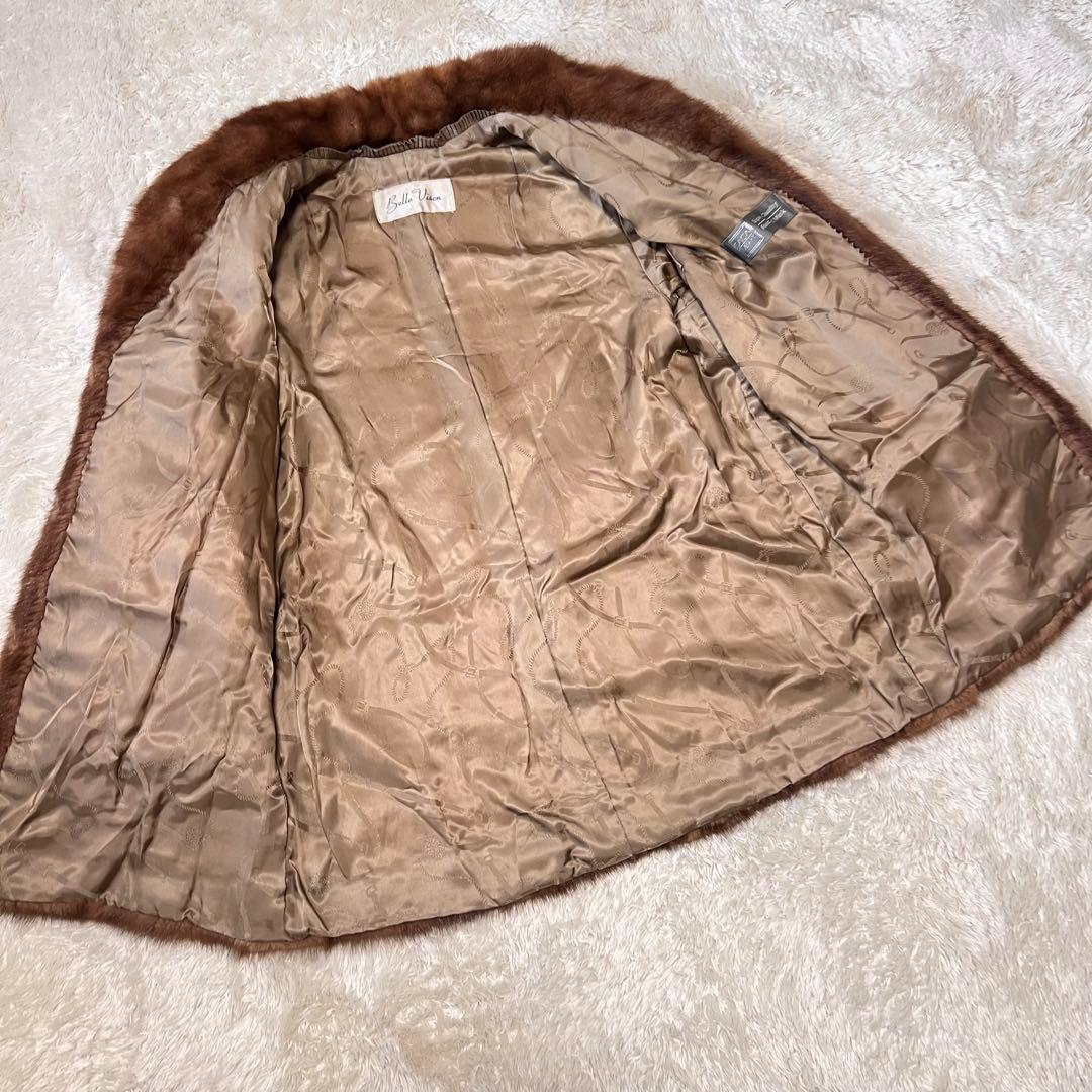 Belle Vison SAGA MINK ファーコート ミンク 毛皮 ブラウン