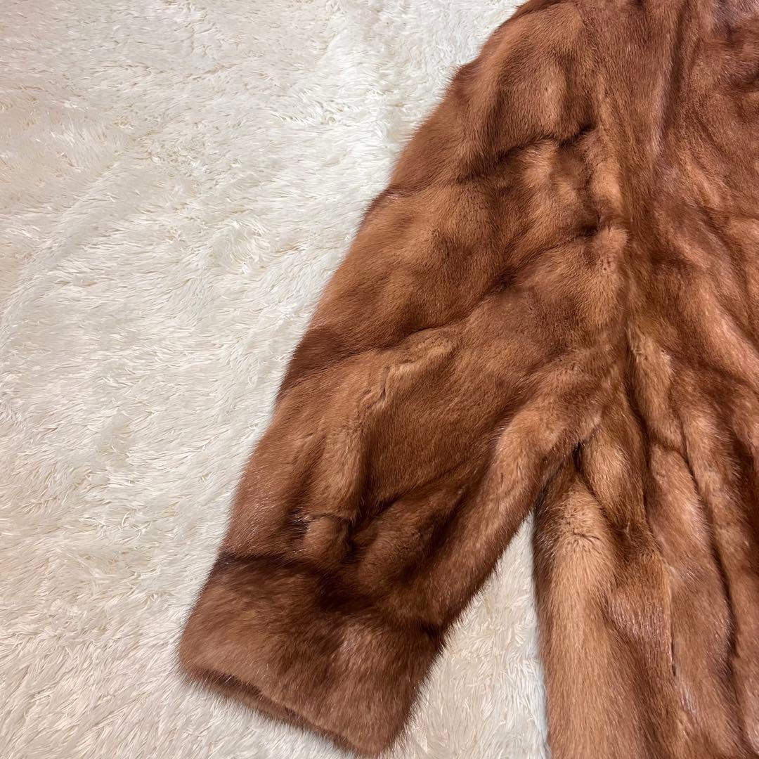Belle Vison SAGA MINK ファーコート ミンク 毛皮 ブラウン