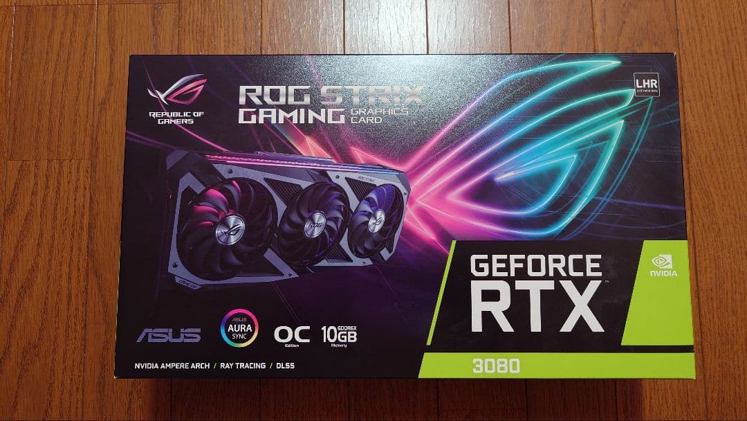 グラフィックボード・グラボ・ビデオカード ASUS ROG STRIX GeForce RTX 3080