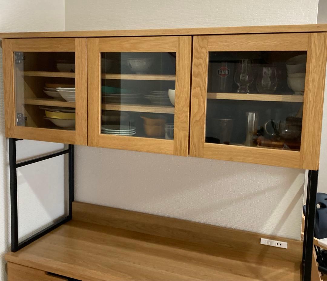 【美品】　スプレムキッチンボード 1200 アデペシュ　食器棚